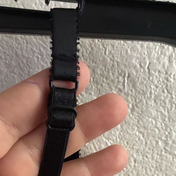 H&M Beaded Black Lace Bustier Bra Corset Top 6 - Picture 6 of 13